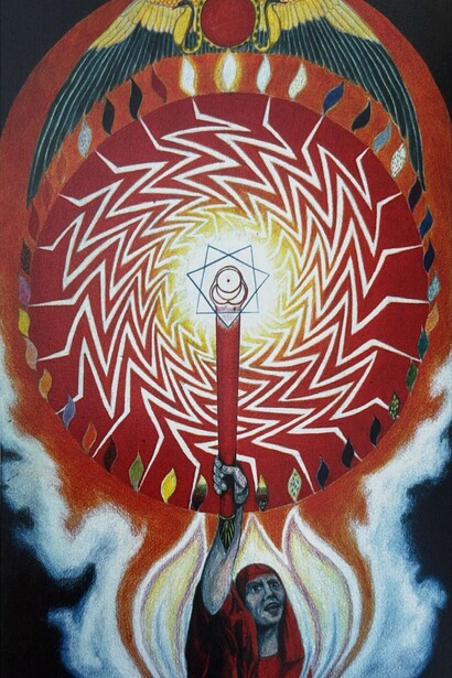 Susan Jameson & John Bonner, Via Tarot: The Path of Life, England, 2002. Retrieved from Hundley, J., Slinger, P., Fiebig, J., & Kroll, M. (2021). Tarot. Taschen