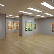 José Parlá, Engrams, exhibition view. Courtesy of Ben Brown Fine Arts 