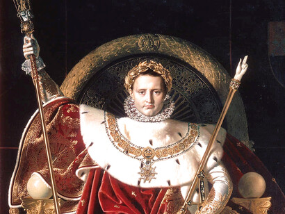 Jean Auguste Dominique Ingres- Napoleón en su trono imperial