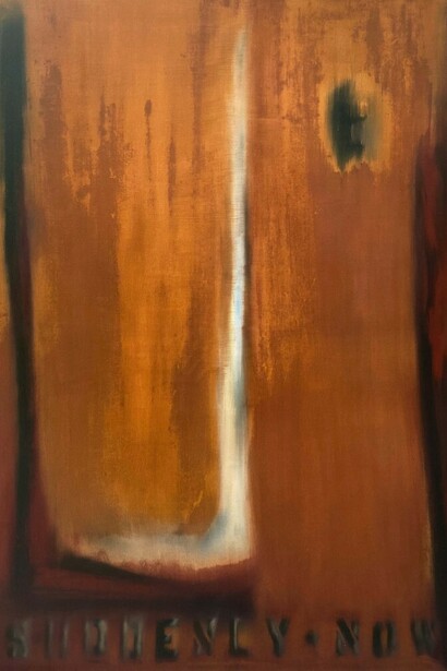 Todd Williamson, Suddenly-Now, 2020, oil on canvas, 66 x 36 in. Courtesy of Georges Bergès Gallery