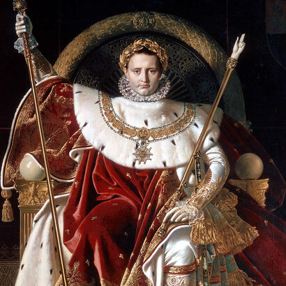 «Napoleón en su trono imperial» (1806), Jean Auguste Dominique Ingres
