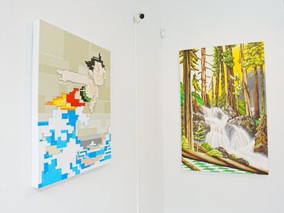 Various artists, Graphic serendipity, exhibition view. Courtesy of GR Gallery