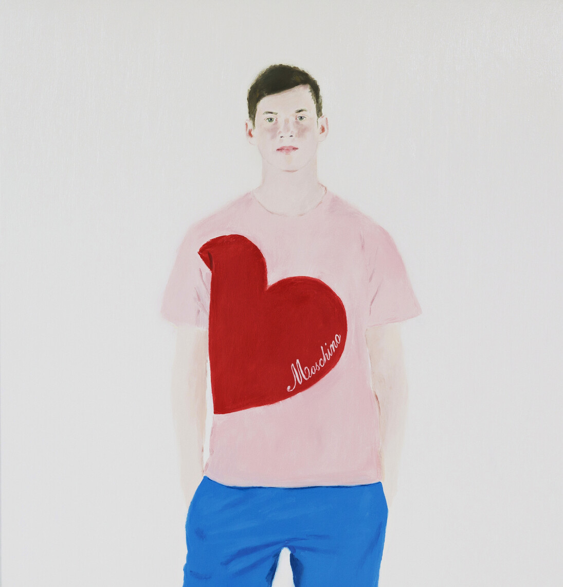 Alessandro Raho, Ben (detail), 2013, Oil on canvas, 141 x 139 cm, 55 1/2 x 54 3/4 ins © Alessandro Raho; Courtesy Alison Jacques Gallery, London; Photography Michael Brzezinski