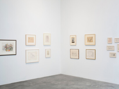One hundred drawings. Courtesy of Matthew Marks Gallery