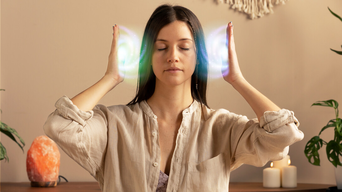 A woman undergoing a healing process, focusing on the mind-body connection to address stress, health, and the impact of chronic illness