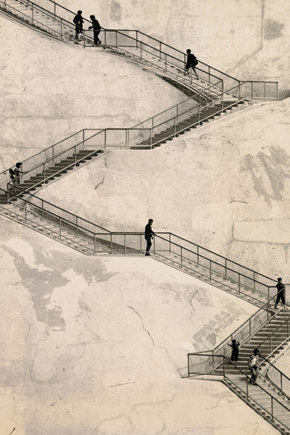 Chan Yu Kui, Step by step (detail). Courtesy of Blue Lotus Gallery © Fan Ho Estate