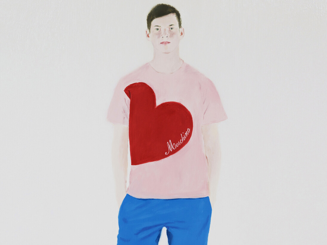 Alessandro Raho, Ben (detail), 2013, Oil on canvas, 141 x 139 cm, 55 1/2 x 54 3/4 ins © Alessandro Raho; Courtesy Alison Jacques Gallery, London; Photography Michael Brzezinski
