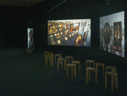 Lina Bo Bardi, um maravilhoso emaranhado, vista da exposição. Cortesia do MASP