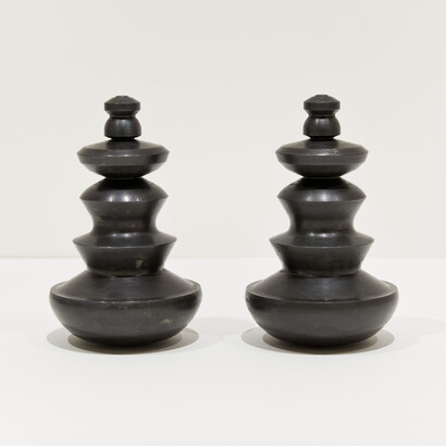 Chen Ruo Bing und Abraham David Christian, Malerei und skulptur. Mit freundlicher genehmigung der Galerie Albrecht
