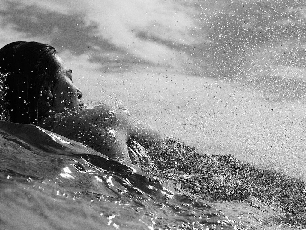 Brian Pearson, Juliane Swimming at Block Island, 2006, Archival pigment print