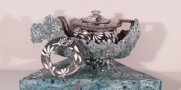 Chanting on the Edge of the Volcano. Courtesy of Carter Burden Gallery 