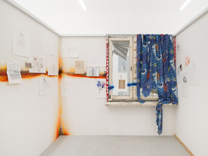Marcin Dudek, exhibition view of Nest at Harlan Levey Projects, Brussels, 2026. Courtesy of the artist and Harlan Levey Projects. Photo by Shivadas de Schrijver