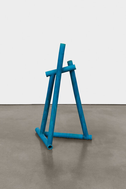 Tetsuya Yamada, 7 sculptures and paintings in ceramic, exhibition view. Courtesy of Paula Cooper Gallery