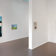 Zisis Bliatkas, Forecasting, days as surfaces, exhibition view. Courtesy of Rebecca Camhi Gallery