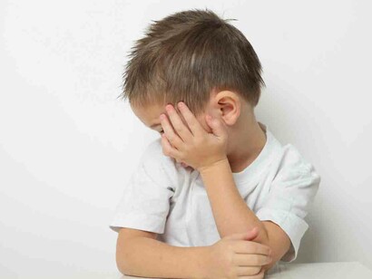 Niño con problemas