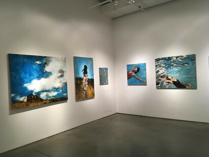 Kissing The Sun, Exhibition view. Courtesy of Massey Lyuben Gallery