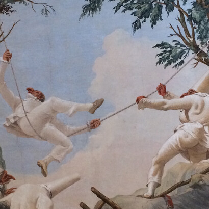 Tiepolo, L'altalena dei Pulcinella