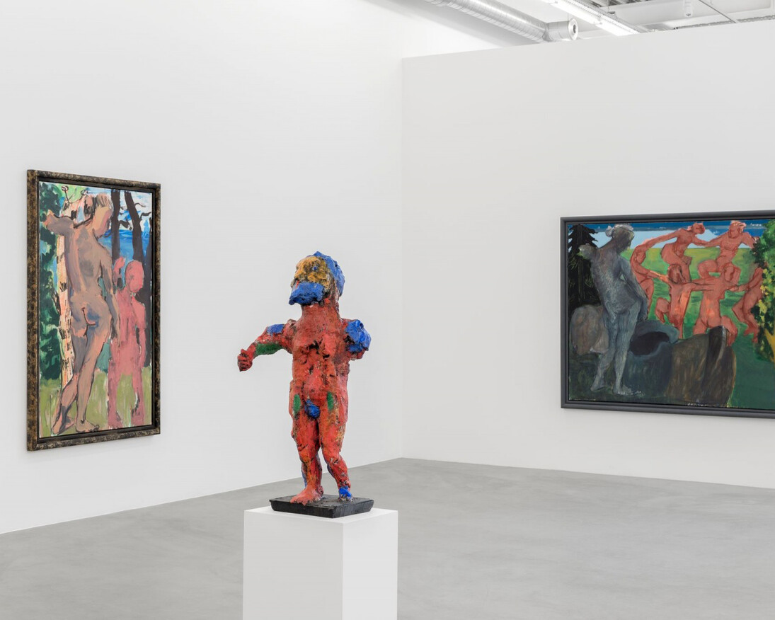 Markus Lüpertz, Exhibition view. Courtesy of Almine Rech gallery