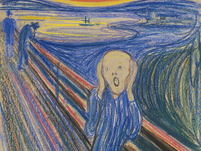 Supervivientes de la travesía, ¿qué les pasó en el paraíso de los derechos? Edvard Munch (1863-1944). "El grito".1893. Museo Munch de Oslo, Noruega