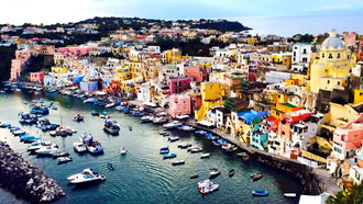 Top view of Procida © Alma Reyes