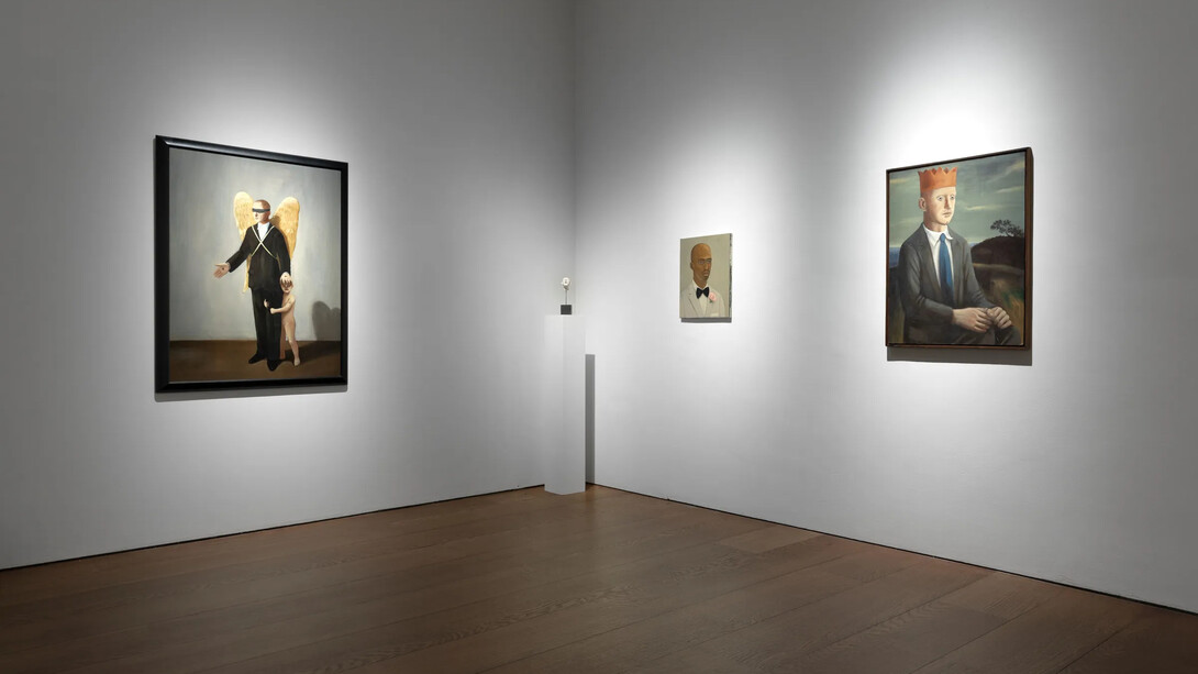 John Kirby, Boy, exhibition view. Courtesy of Flowers Gallery