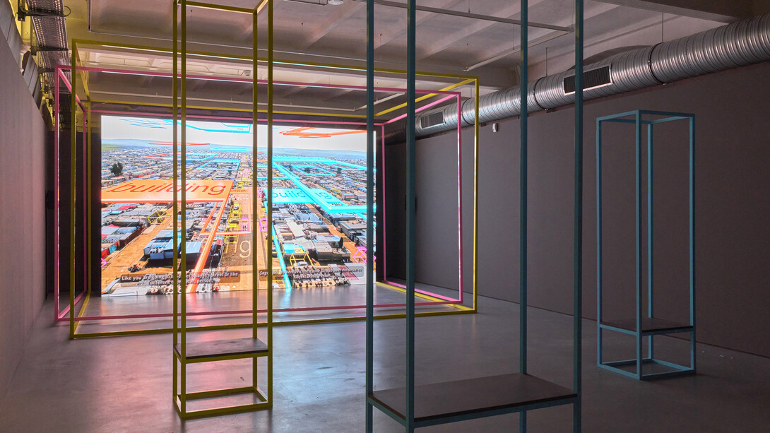 Verschiedene künstler, The world through AI, ausstellungsansicht. Mit freundlicher genehmigung der SCHIRN