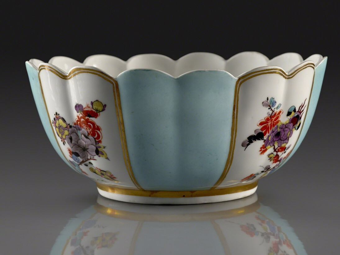 Meissen Porcelain Factory, Fluted Bowl, ca. 1730. Courtesy of The Frick