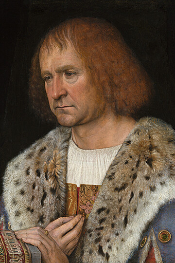 Michel Sittow, Portrait of Diego de Guevara (?), c. 1515/1518, oil on panel, National Gallery of Art, Washington, Andrew W. Mellon Collection