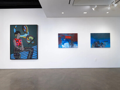 Various artists, The space we exist in, exhibition view. Courtesy of Heather Gaudio Fine Art