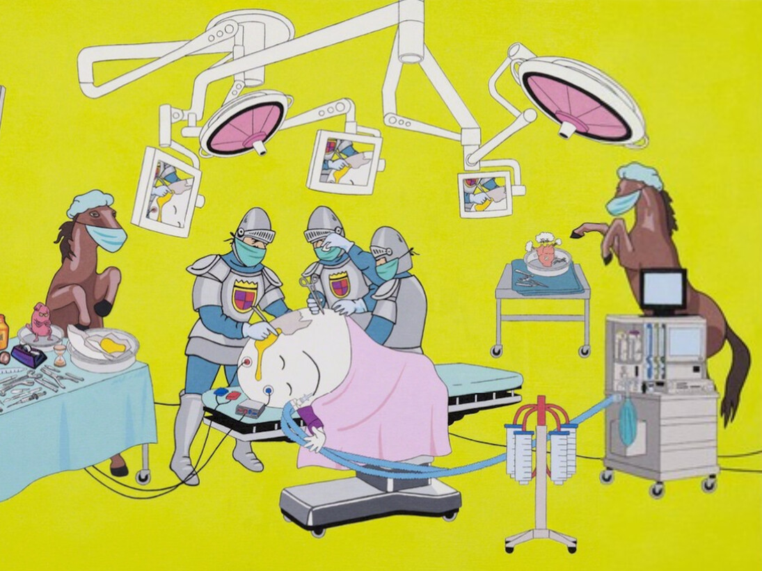 Chicken Little and the Culture of Fear, Exhibition view. Courtesy of Ronald Feldman Fine Arts