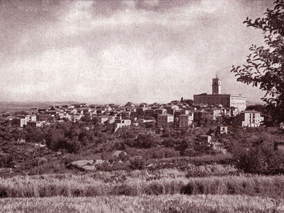 Monterotondo in una cartolina di molti anni fa