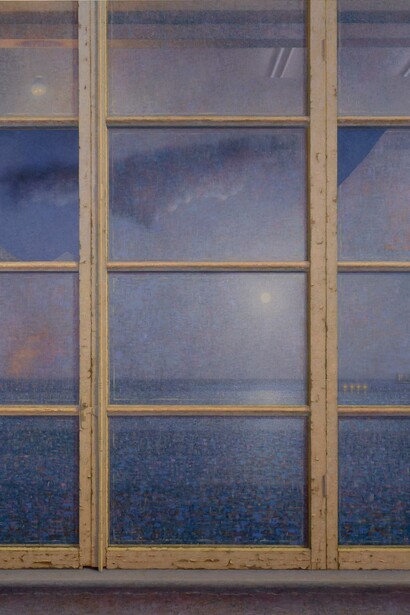 Giuseppe Modica, Luci della notte (inseguire la pittura) (detail), 2000. Courtesy of Mattatoio di Testaccio