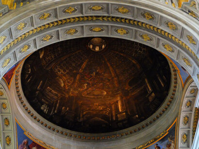 La finta cupola di Andrea Pozzo nella Chiesa di S. Ignazio