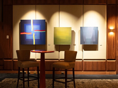 Álvaro Marín, Chromatisms, exhibition view. Courtesy of Leon Tovar Gallery