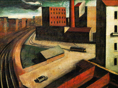 Mario Sironi, "Periferia", 1922