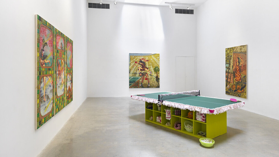 Zoé Blue M., Hard boiled, exhibition view. Courtesy of Jeffrey Deitch Gallery