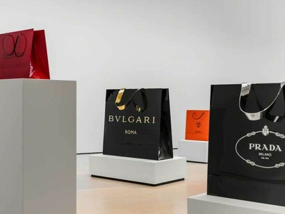 Disappearing Fabric, Exhibition view. Courtesy of McClain Gallery