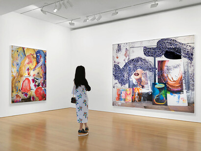 Foamcore, Exhibition view. Courtesy of Gagosian