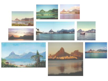 Felipe Cama. Lagoa Rodrigo de Freitas, Perto do Rio. 2010-2015. Print on methacrylate and print on cotton paper