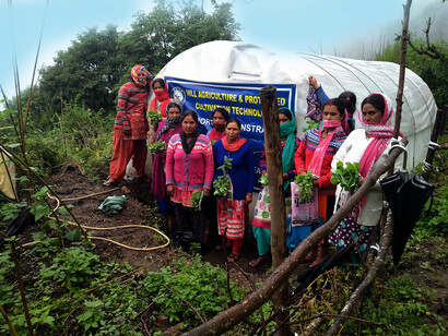 Home gardening and farming programme of Maati Sangathan, Uttarakhand © Beena Nitwal