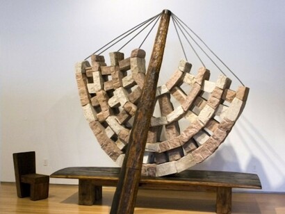 Ilan Averbuch, In the Garden, Exhibition view. Courtesy of Nancy Hoffman Gallery