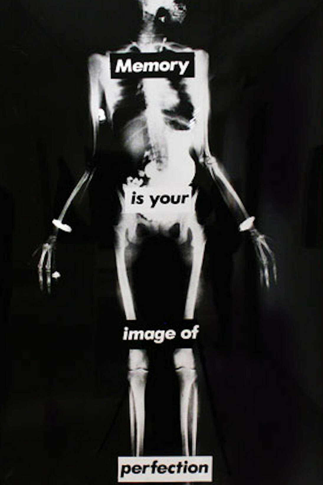 Untitled (Memory is your image of perfection), 1982, photograph, 61 × 34 in. (154.94 × 86.36 cm), Collection Museum of Contemporary Art San Diego. Museum purchase with proceeds from Museum of Contemporary Art San Diego Art Auction 2002, International and Contemporary Collectors Funds, and funds from Nancy B. Tieken. Courtesy of National Gallery of Art