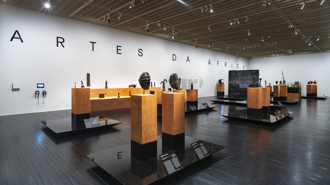 Artes da África, vista da exposição. Cortesia do MASP