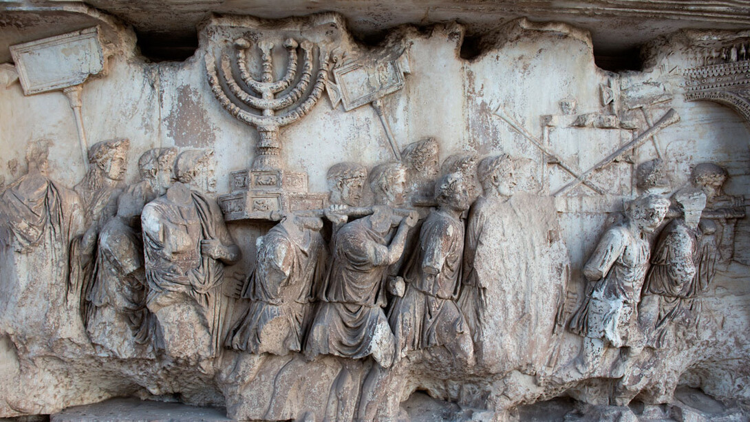 Arch of Titus, relief with the menorah