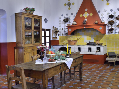 Salas de Arte Virreinal y Siglo XIX, vista de exhibición. Cortesía del Museo Amparo