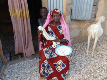 Habitantes de la isla de Niodior, Senegal