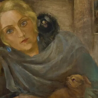 Aleksandra Beļcova, Portrait of actress Anta Klints (detail), 1932. Courtesy of Romans Suta and Aleksandra Beļcova Museum
