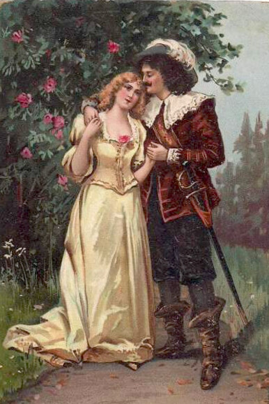 Dipinto di Renzo e Lucia, artista anonimo