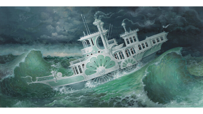 Daniel Merriam, Ship on Stormy Seas. Copyright © Daniel Merriam, 2015. All Rights Reserved.