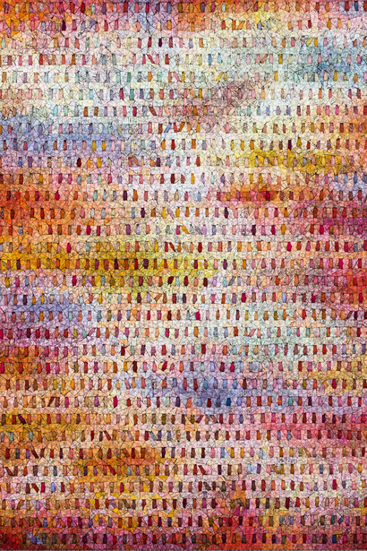 Chun Kwang Young, Aggregation 14-NV054 (Dream 19), 2014, Mixed media with Korean mulberry paper, 163 x 131 cm (64 1/8 x 51 5/8 in.)